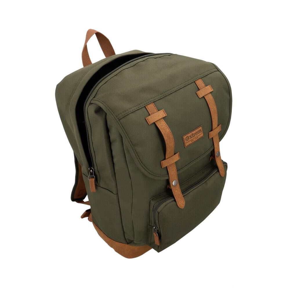 Mochila Notebook Xtrem Straps 2.0 6xt Verde Oliva 16" image number 5.0