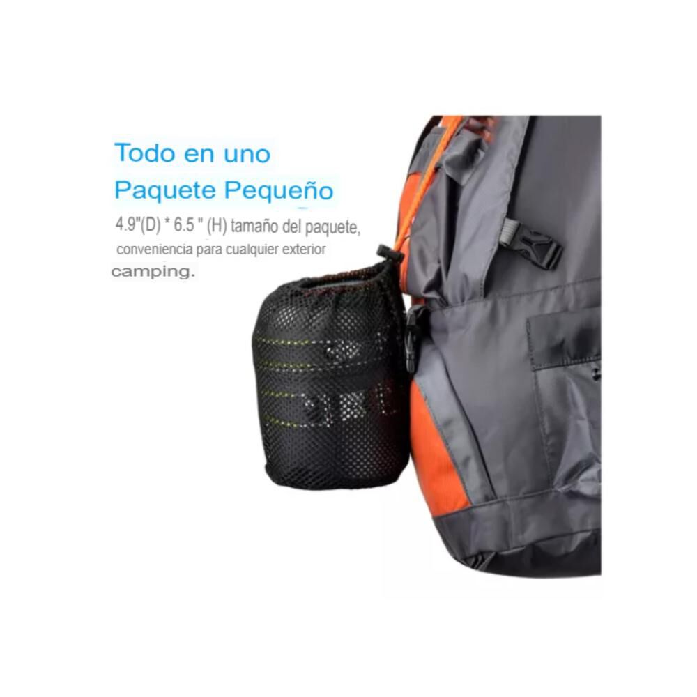 Set Ollas Camping Con Cocinilla Cubiertos 10 Piezas Acampada image number 11.0