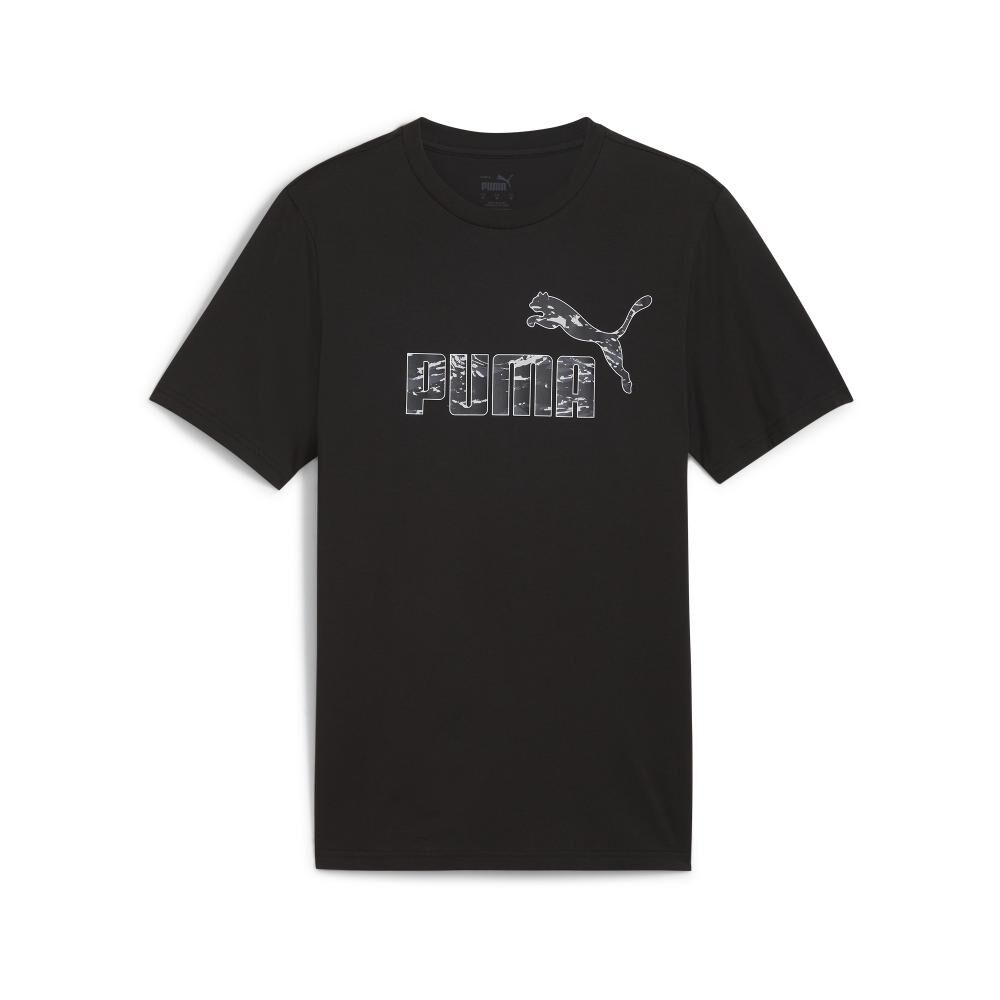 Polera Deportiva Ess+ Camo Graphic Tee image number 0.0