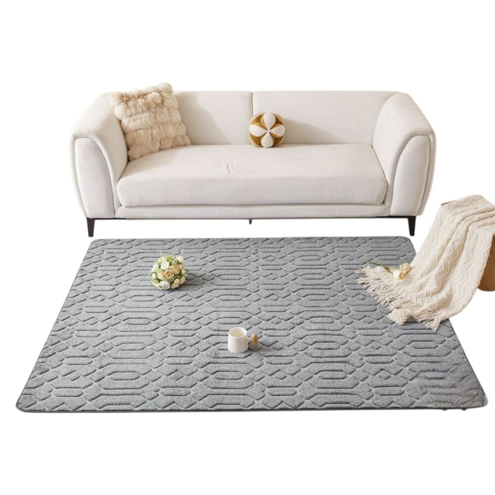 Alfombra Rectangular Para Living 160x200cm Jacquard image number 0.0