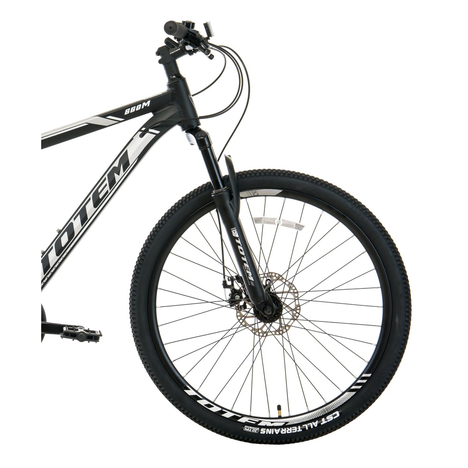 Bicicleta Totem Mtb Aro 26 Modelo Y660m Negro Gris image number 4.0