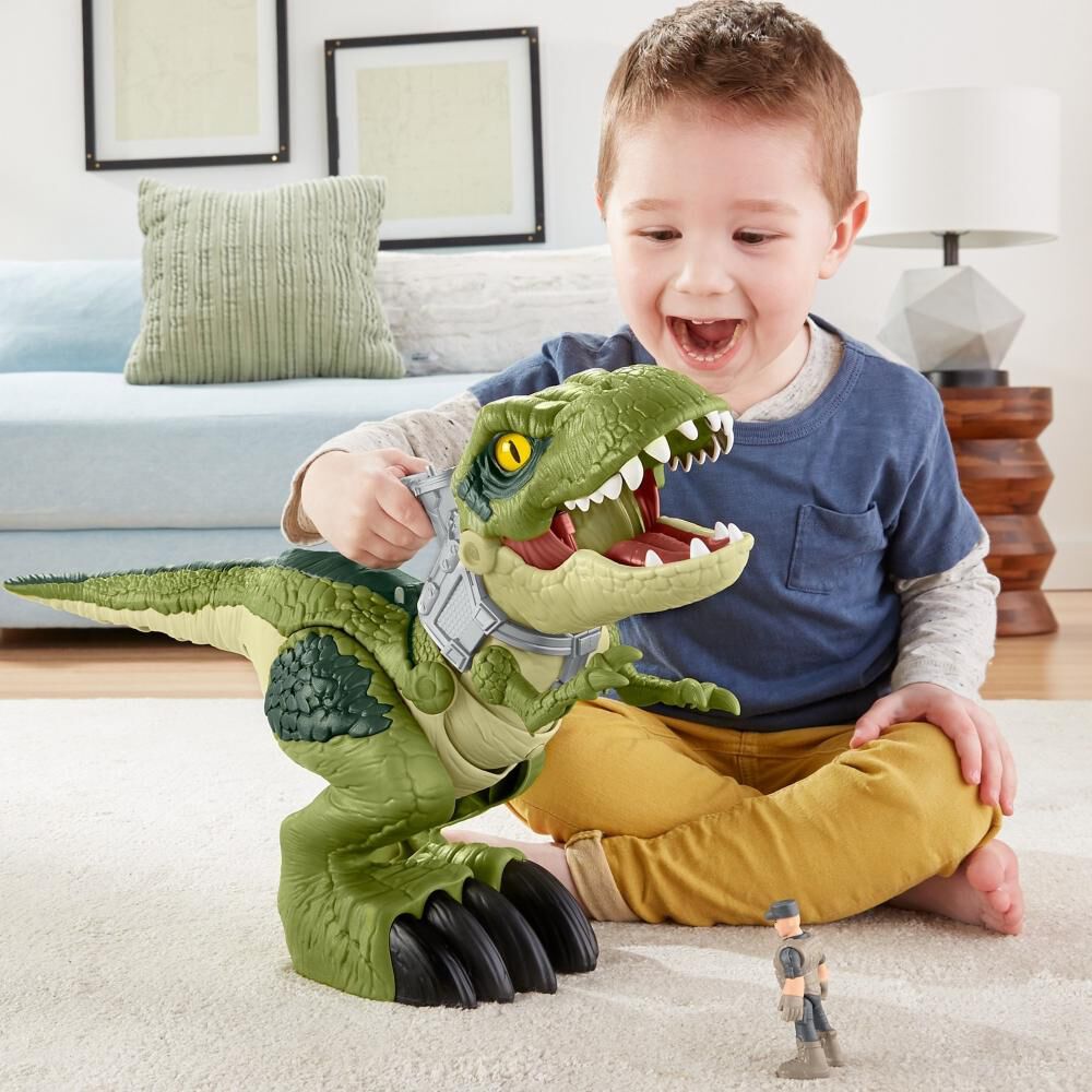 Figura De Acción Imaginext Dinosaurio T-rex Mega Mordida image number 5.0