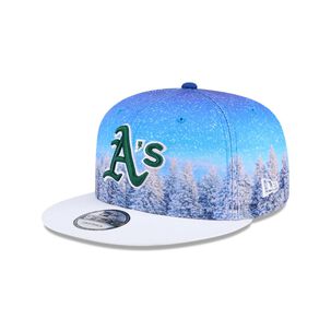 Gorra 9fifty Mlb Oakland Athletics Winter Photoreal Blue