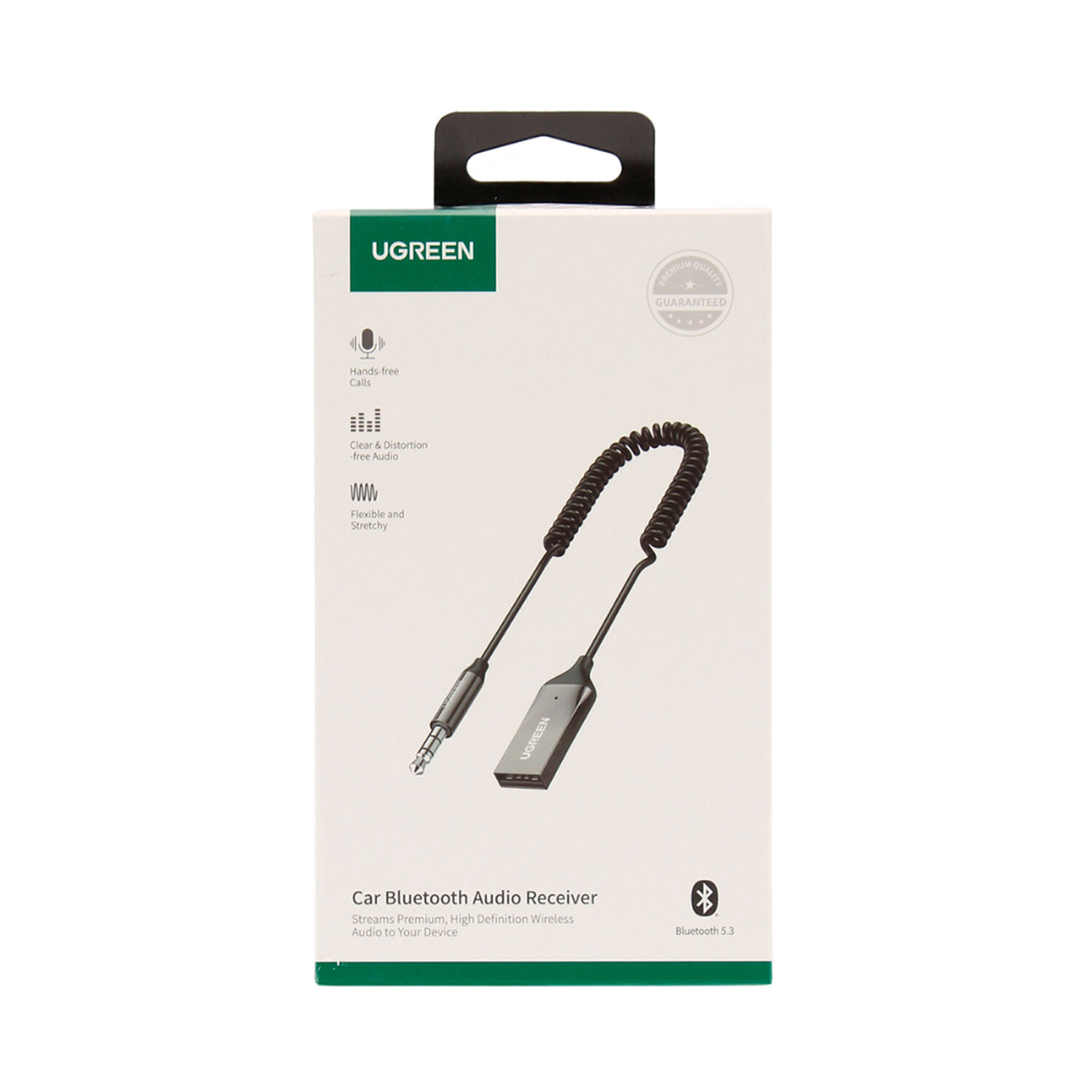 Receptor Audio Automovil Bluetooth 5.0 Plug 3.5mm /power Usb-a Ugreen Cm309 image number 0.0