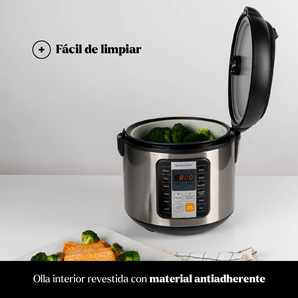 Olla El&eacute;ctrica Multifuncional Multicooker Pro 5,5 L Easyways image number 5.0
