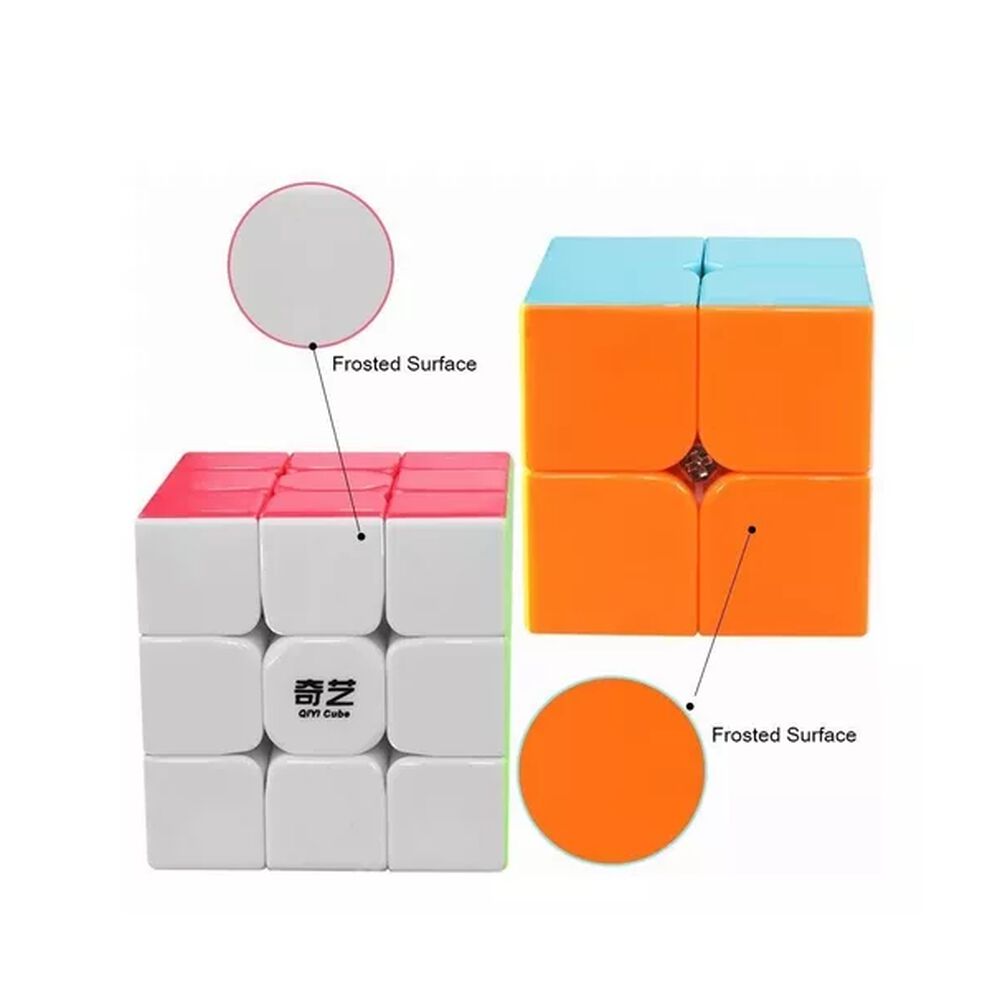 Pack 2 Cubos Tipo De Qiyi 2x2, 3x3 image number 5.0