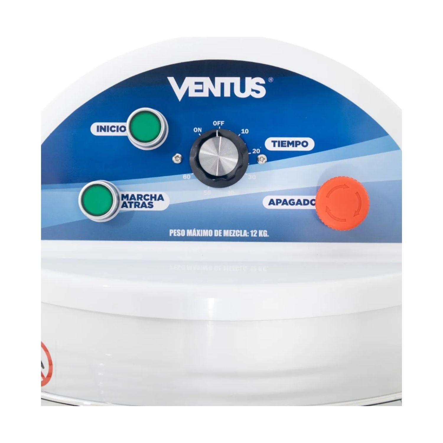 Ventus Amasadora Industrial 12 Kgs Con Timer Vam-30t image number 4.0
