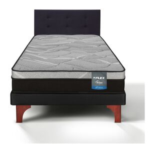 Cama Europea Flex Dream Pro / 1.5 Plazas + Respaldo
