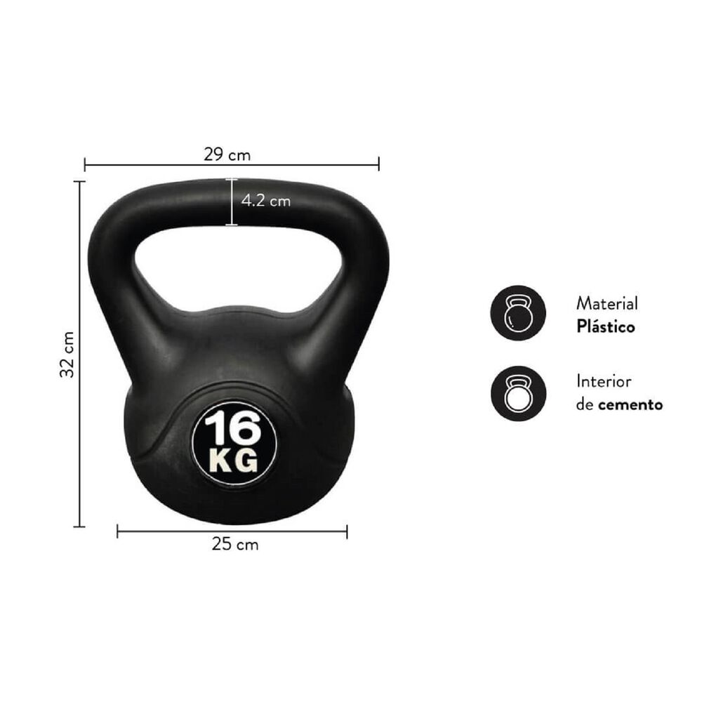 Kettlebell - Pesa Rusa 16 Kg image number 1.0