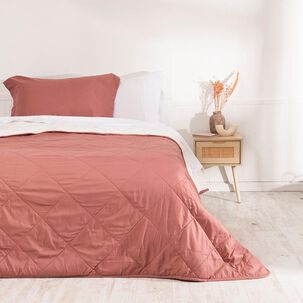 Plumon Emboss+sherpa 1.5 Plazas Caf&eacute;