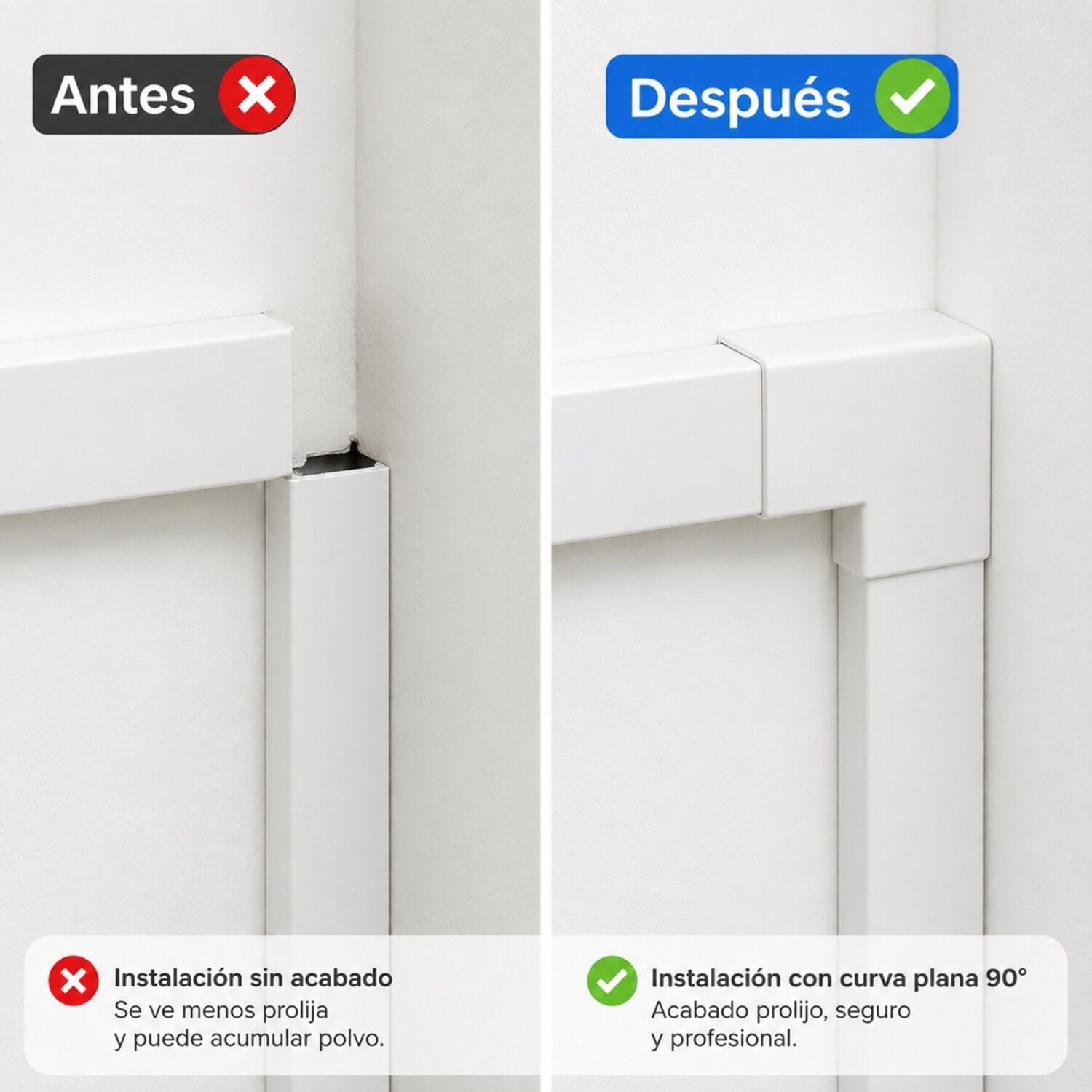 Pack 2un Curva Plana 90&deg; 40x16mm Canaleta image number 3.0