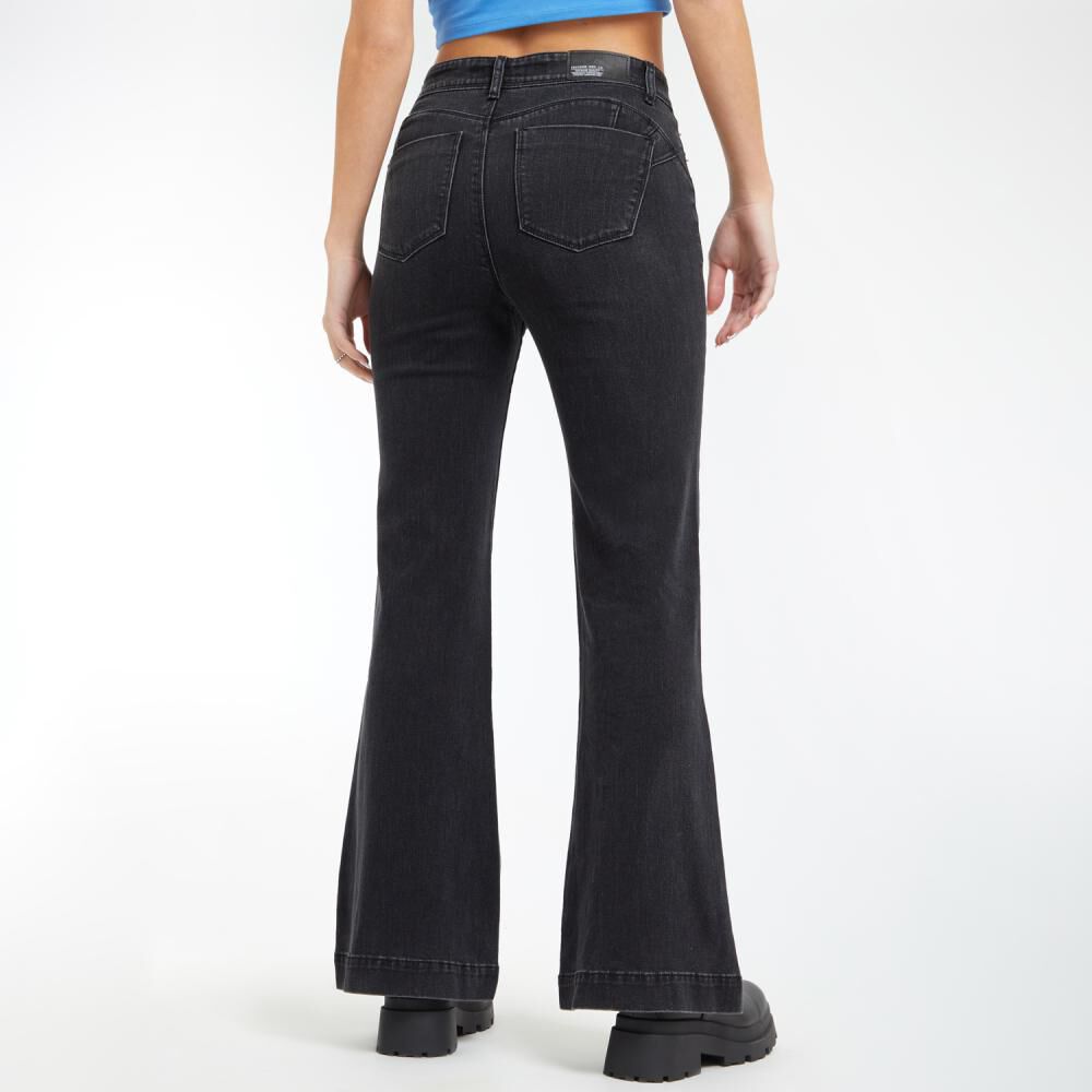 Jeans Tiro Alto Flare Mujer Freedom image number 3.0