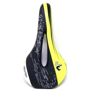 Asiento Mtb Negro/amarillo Prost Radical Mountain