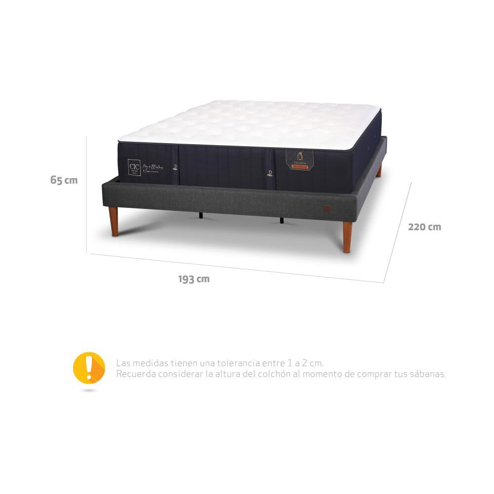 Cama Europea Cic Premium / King / Base Normal image number 5.0