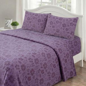 Juego De S&aacute;banas Belle Noite Pastel / King