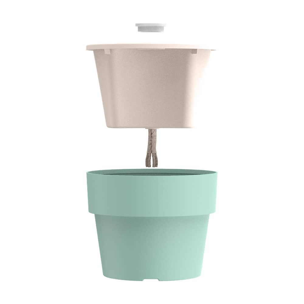 Macetero Autorriego Verde Menta 16 X 14 Cm image number 3.0