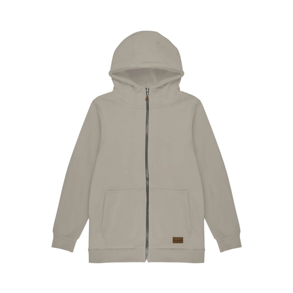 Poler&oacute;n Zipper Classic Beige Hombre Falcone image number 1.0