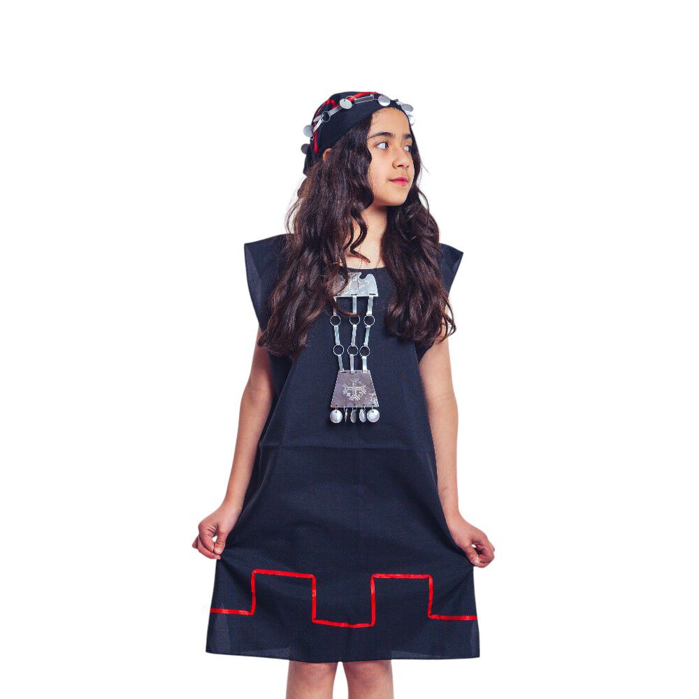 Disfraz Traje Tipico Mapuche Ni&ntilde;a Septiembre image number 7.0