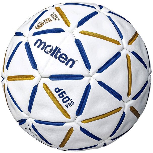 Balon Handbol D60 Pro Resina Free Molten Blanco