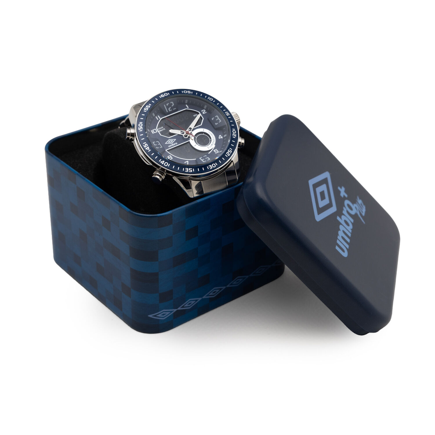 Reloj Umbro Plus Umbp-1500-50 Plateado image number 2.0