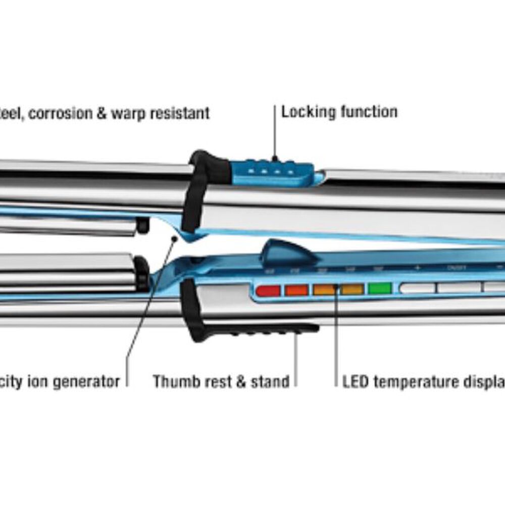 Plancha Babylisspro Nano Titanium Optima 3000 Plata image number 2.0