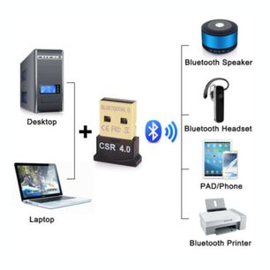 Adaptador Inalambrico Conector Usb Dongle Bluetooth 4.0