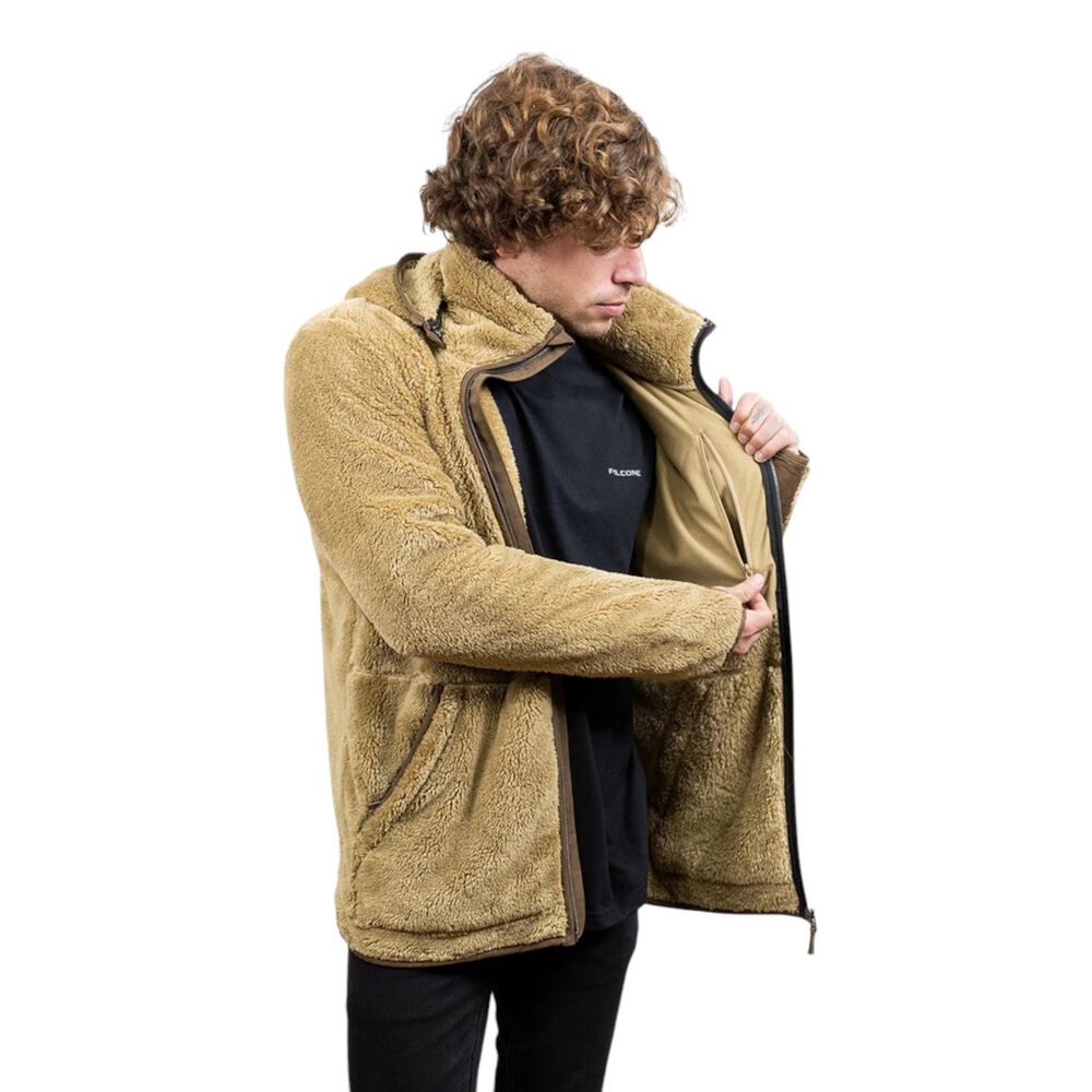 Chaqueta Shaggy Lander V2 Café Claro Hombre Falcone image number 2.0