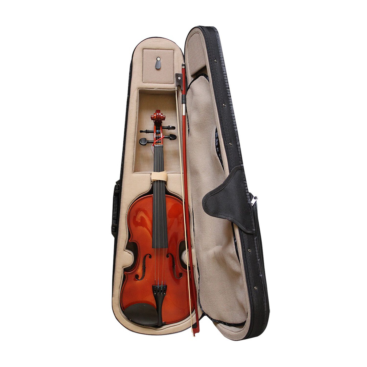 Violin Livorno Solid Ebony 4/4 Liv-50 image number 2.0