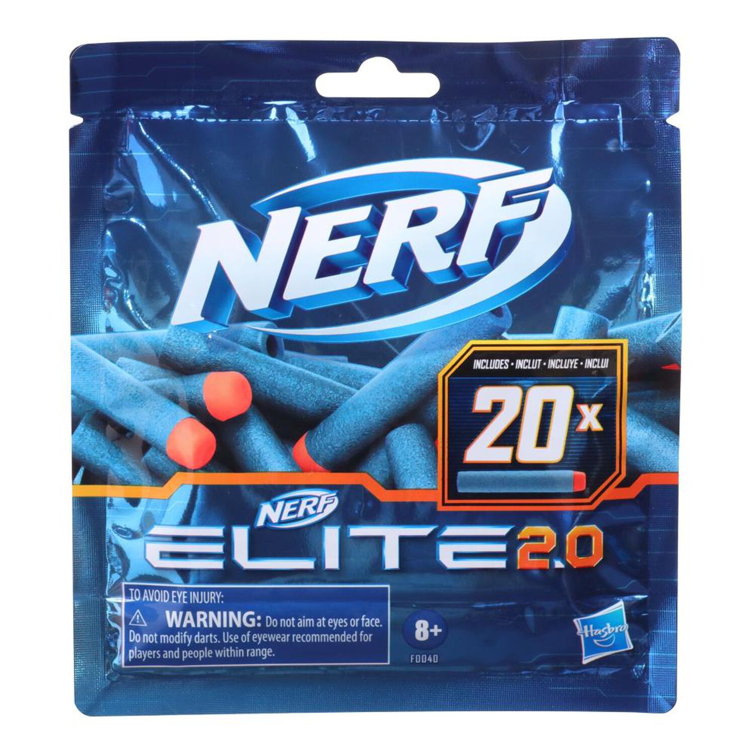 Dardos De Repuesto Nerf Elite 2.0 20 Dardos image number 1.0