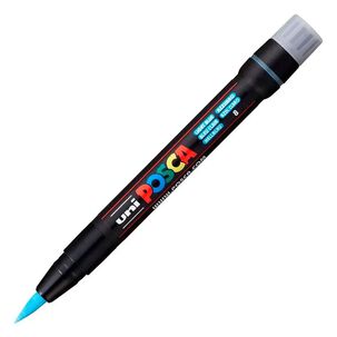 Marcador Acrilico Pincel Celeste Pcf-350 Posca