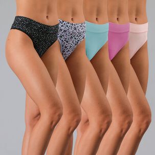 6x Pack Culotte Algodon Print Flores Mujer 25543-196