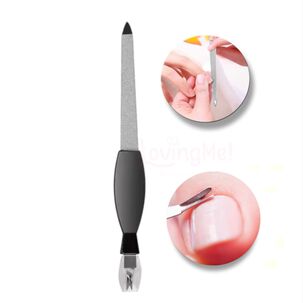 Lima De Acero Con Removedor De Cutículas