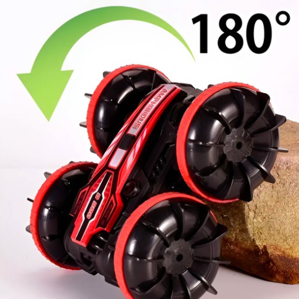 Carrito Control Remoto Anfibio Stunt Recargable 360 Grados image number 4.0