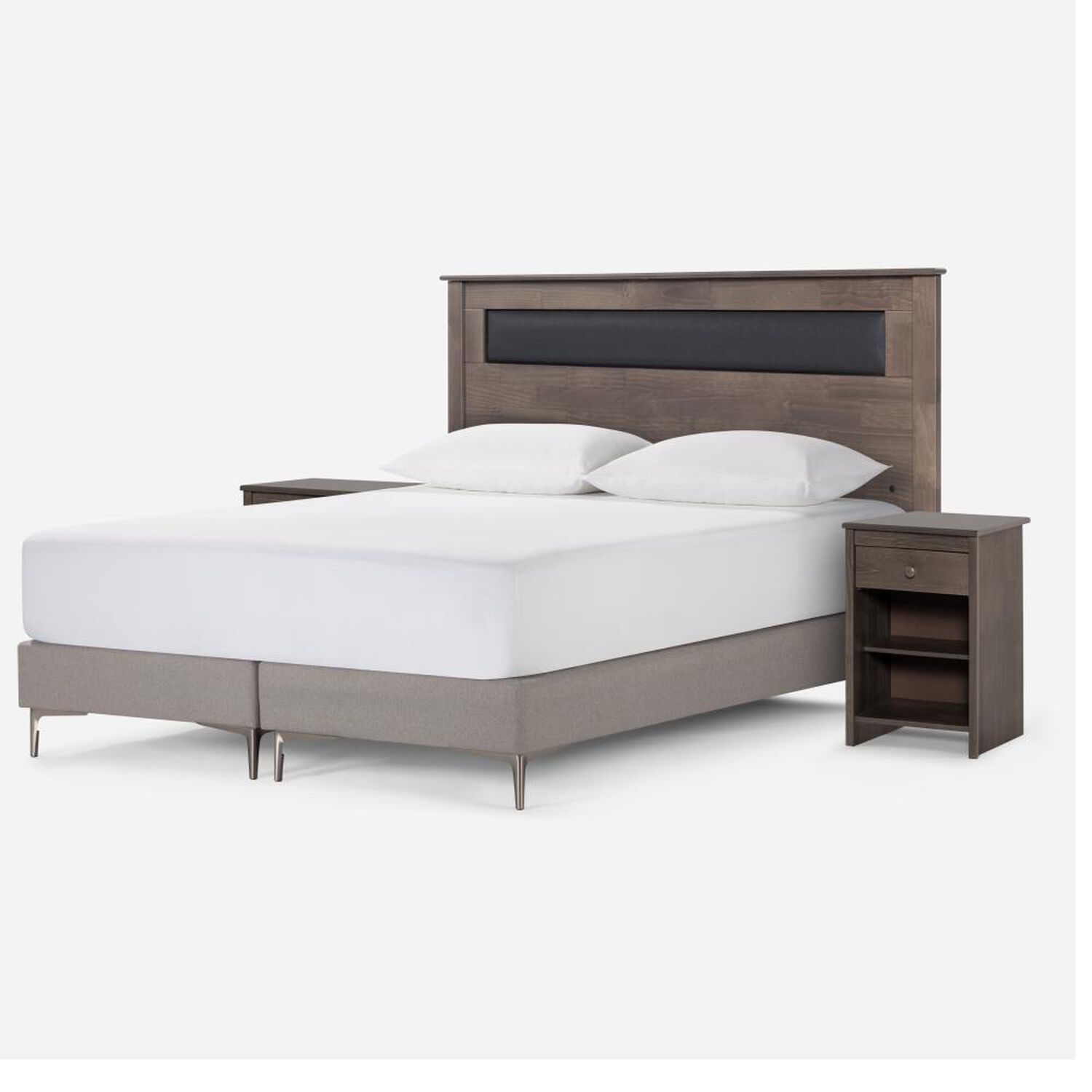 Set De Maderas Rosen Ferrara Gris / King image number 5.0