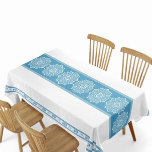 Mantel De Mesa Rectangular Estampado Medida 140cm X 220cm Me1-13