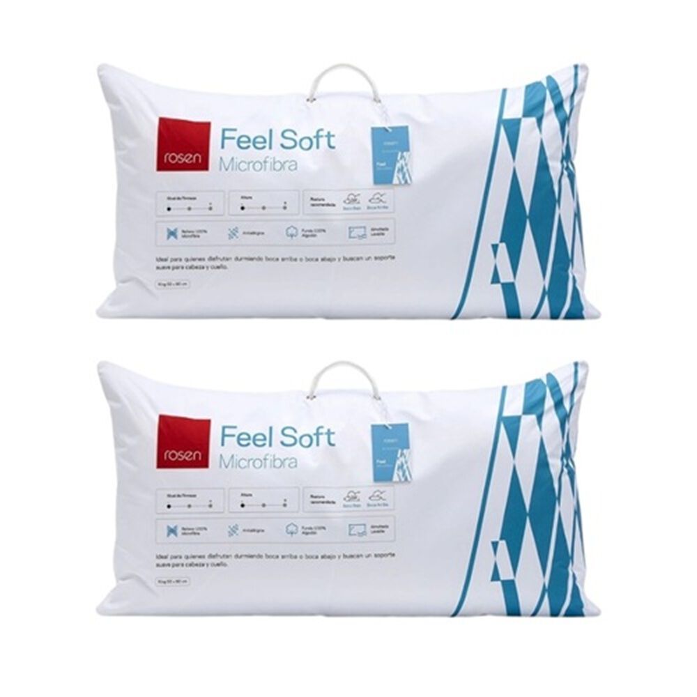 Pack 2 Almohadas Soft Microfibra 50 X 90 - Rosen image number 0.0