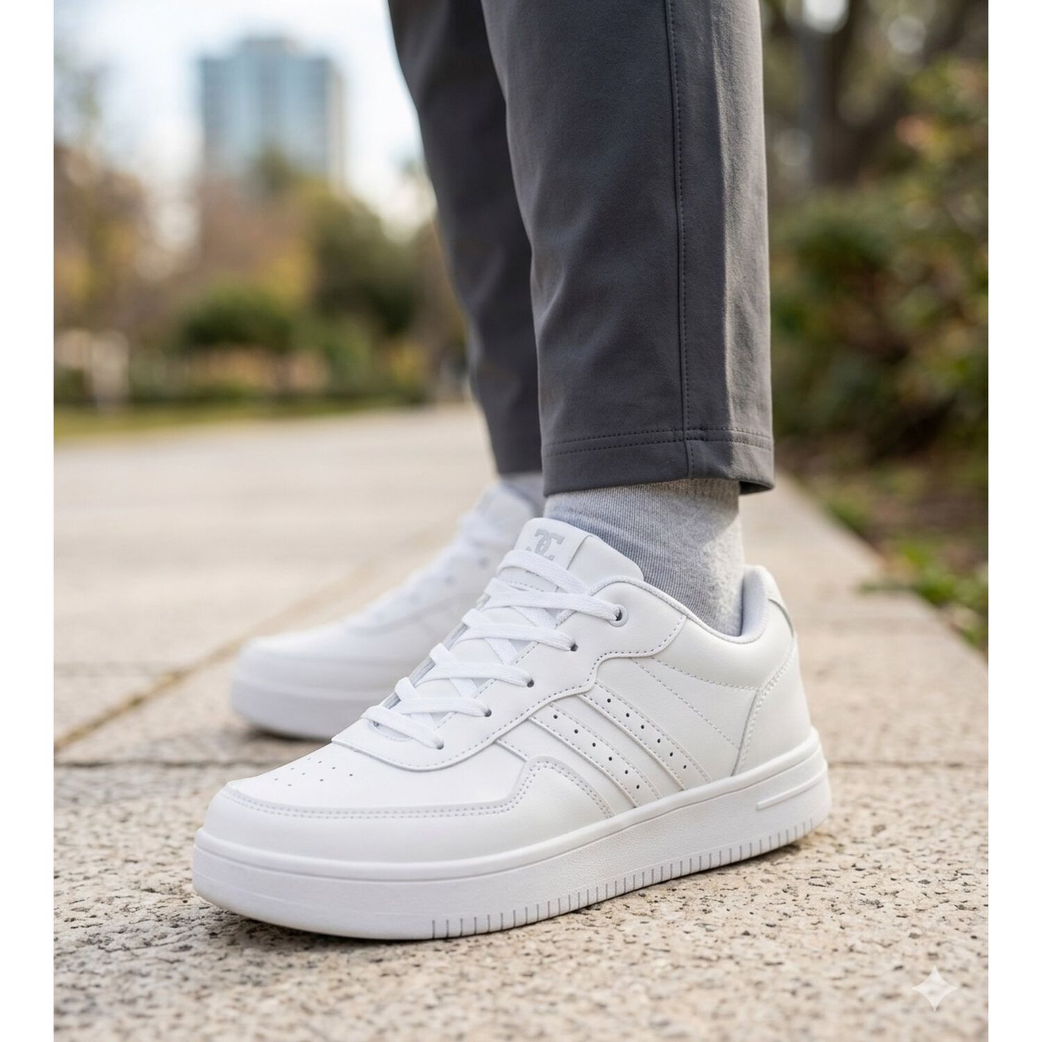 Zapatilla Escolar Muza Blanco Uns image number 4.0