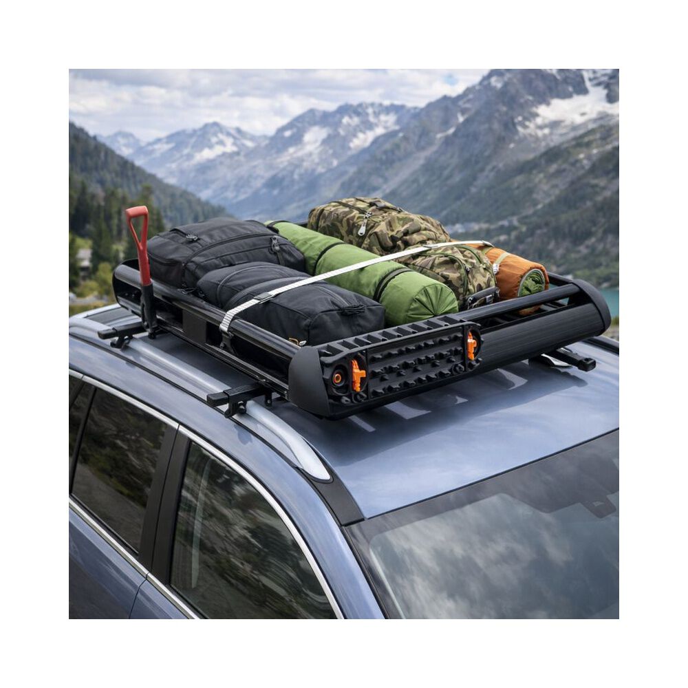 Parrilla Porta Equipaje Auto 130x90x10 Cm Barras Met&aacute;licas image number 14.0