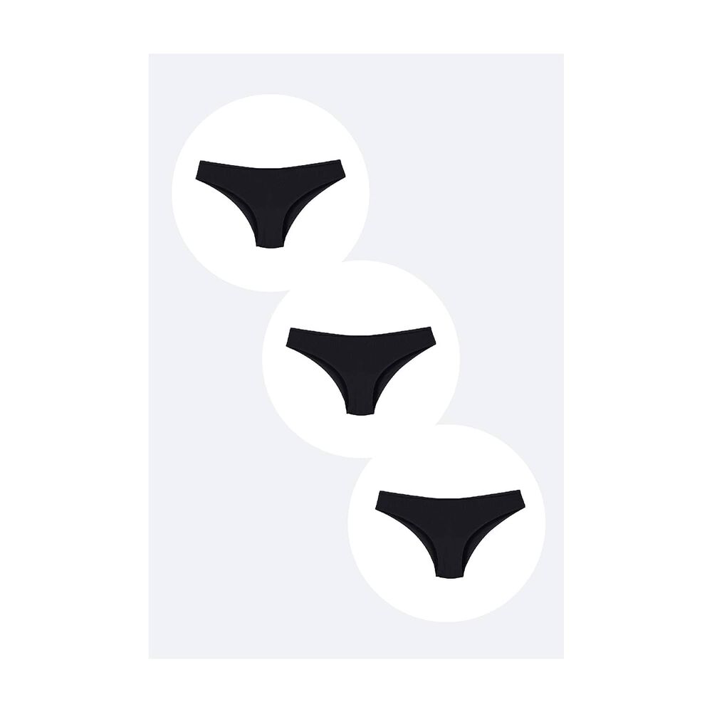 Pack X3 Calz&oacute;n Realce Negro 2rios image number 0.0