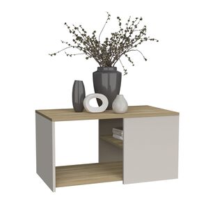 Mesa De Centro Fm Caf&eacute; Claro 42,1x80,1x45,1 Cm