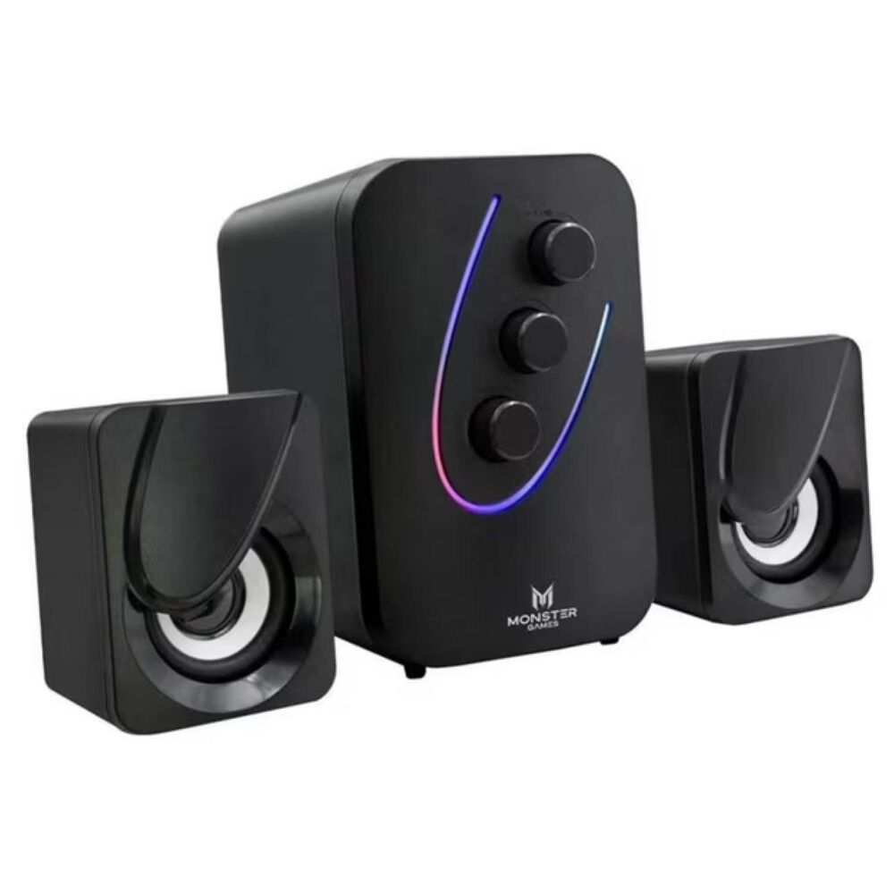 Sistema De Sonido Subwoofer Aux Usb Quake 2.1 image number 0.0