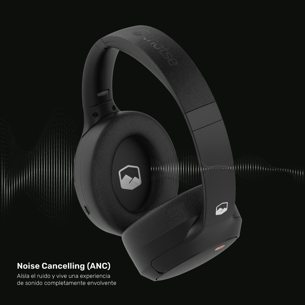 Audifonos Bluetooth Inalambrico Beatmaster Anc Black image number 1.0
