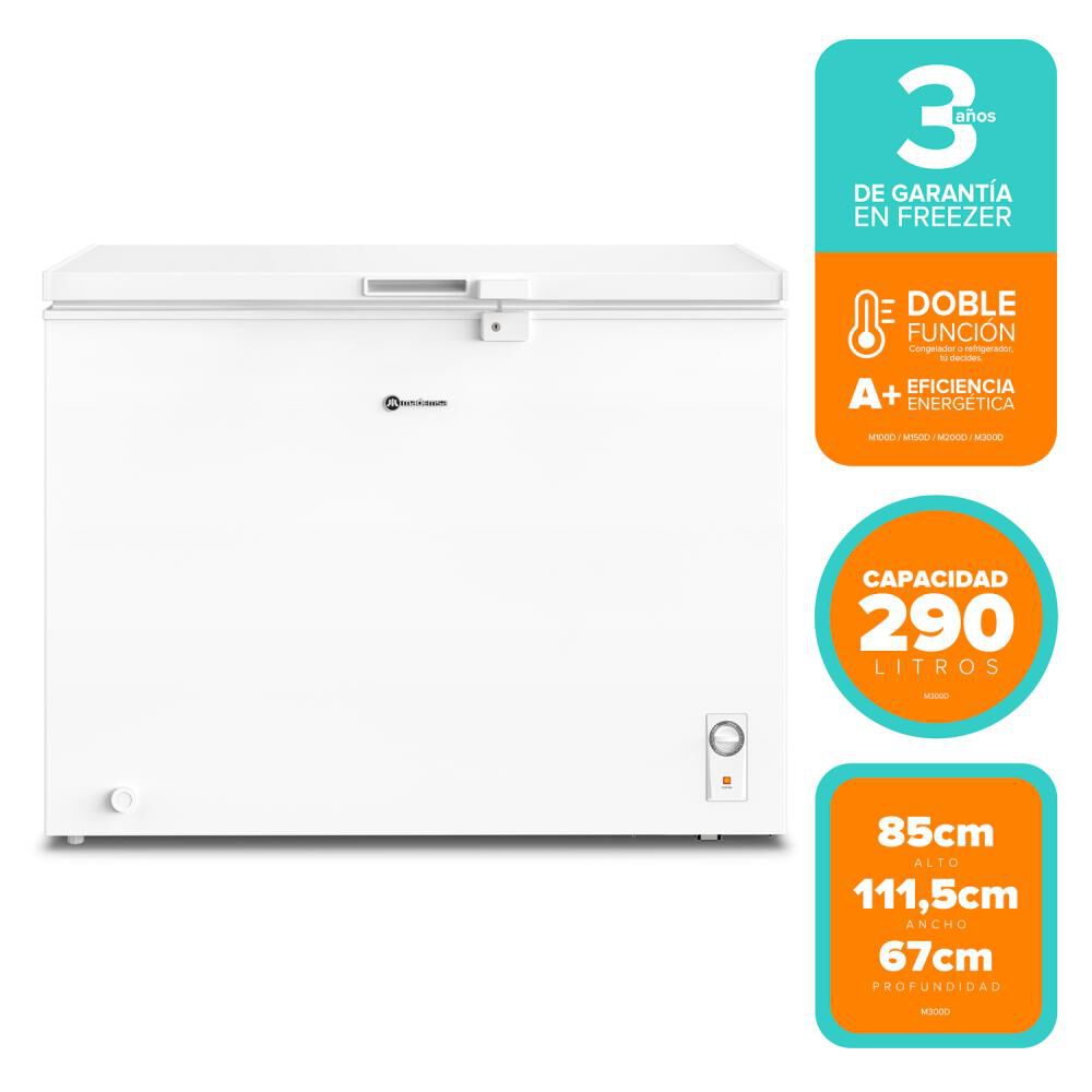 Freezer Horizontal Mademsa M300D / Frío Directo / 290 Litros / A+ image number 0.0