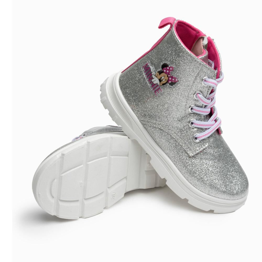 Bot&iacute;n Ni&ntilde;a Minnie Gris image number 2.0