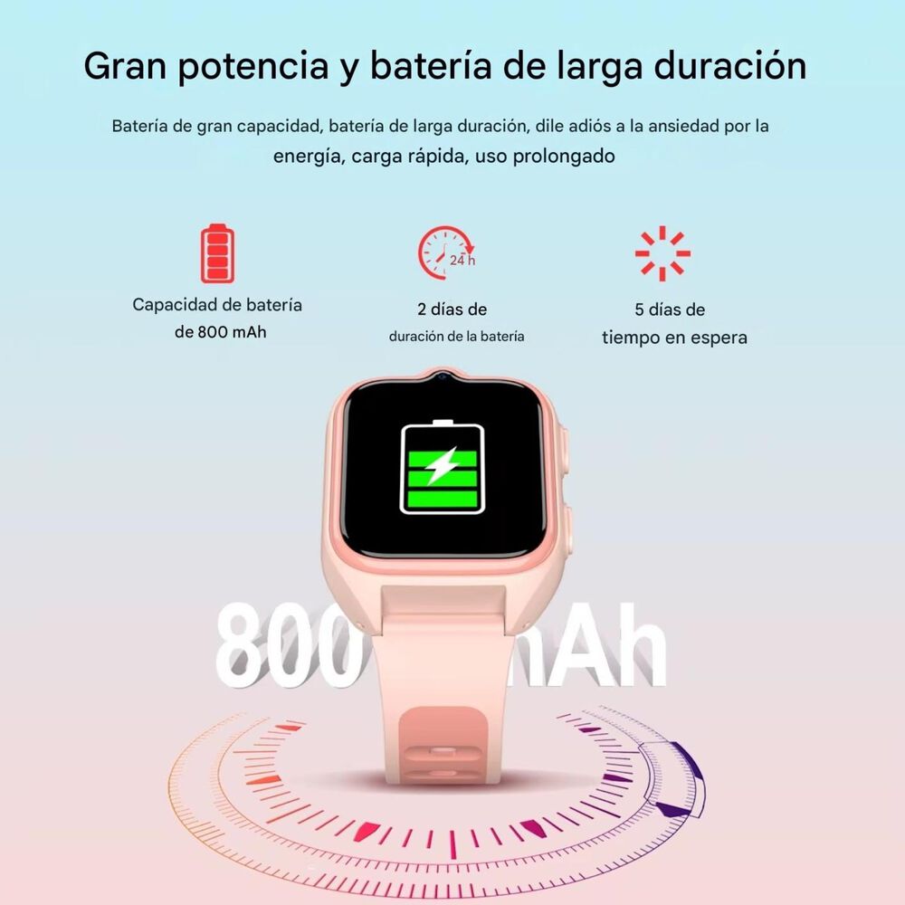 Smartwatch Ni&ntilde;os Blackview Z30 4g Gps Videollamada Sos / Azul image number 4.0