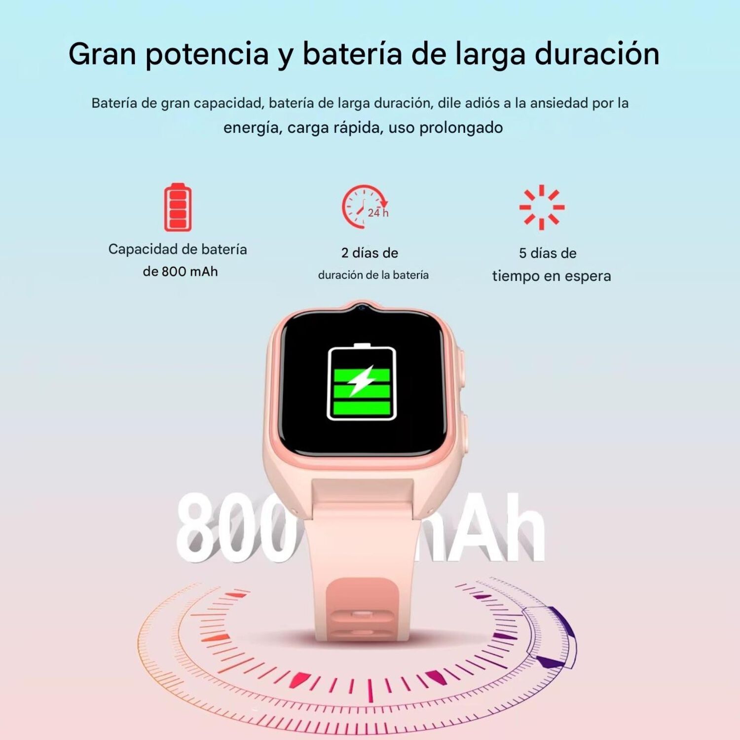 Smartwatch Ni&ntilde;os Blackview Z30 4g Gps Videollamada Sos / Azul image number 4.0