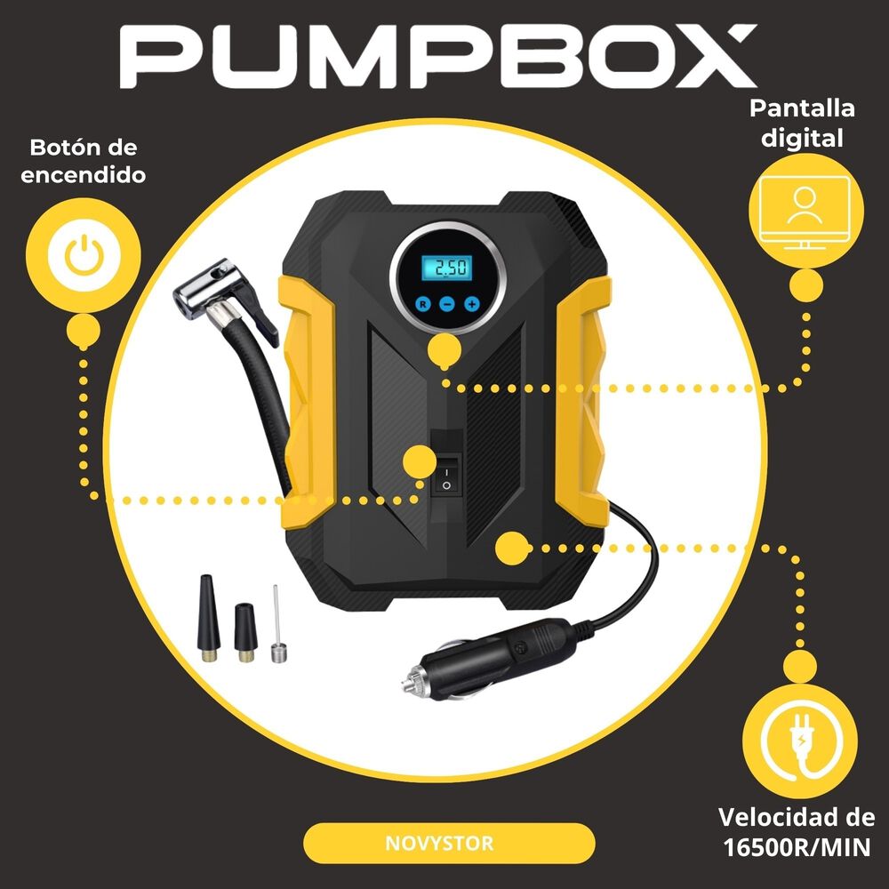 Compresor De Aire Port&aacute;til Digital 12v Todo Neum&aacute;tico image number 5.0