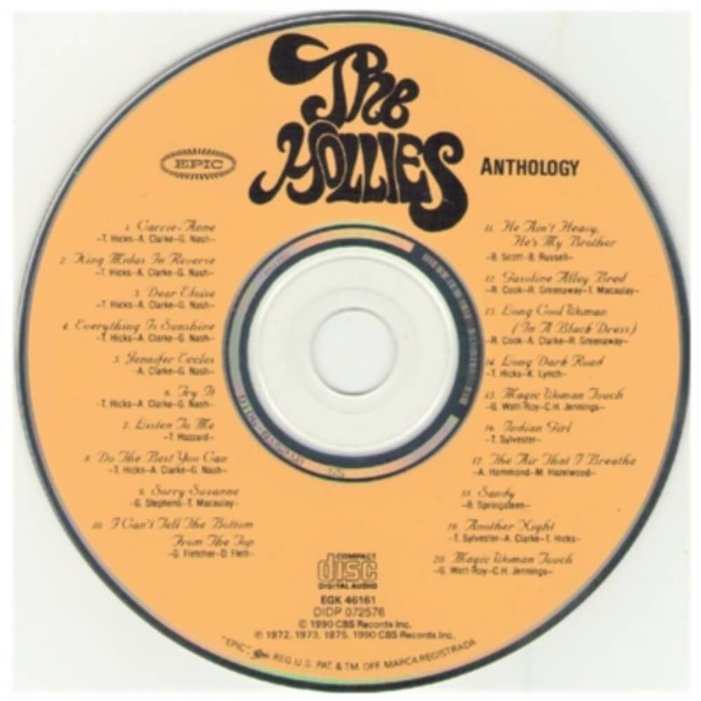 The Hollies - Epic Anthology | Cd image number 2.0