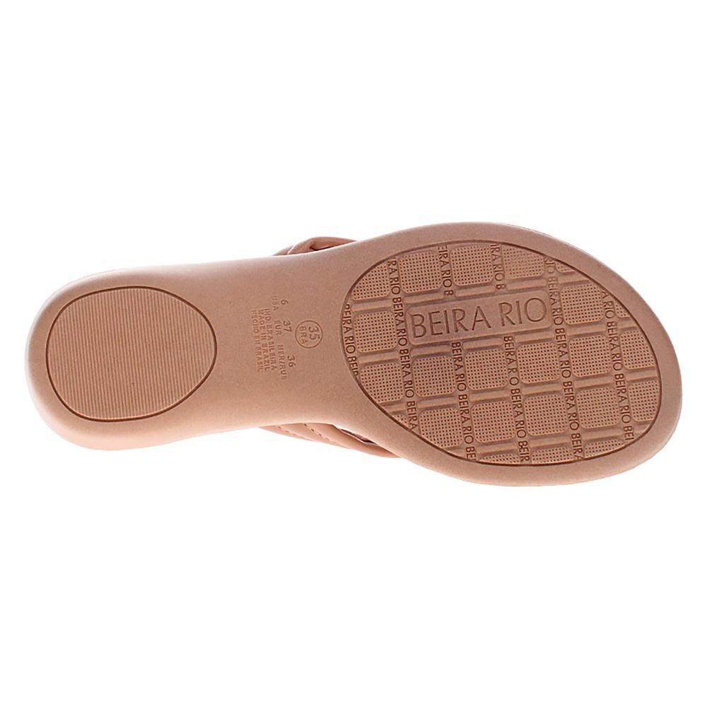 Hawaiana Mujer Beira Rio Casual Café image number 4.0