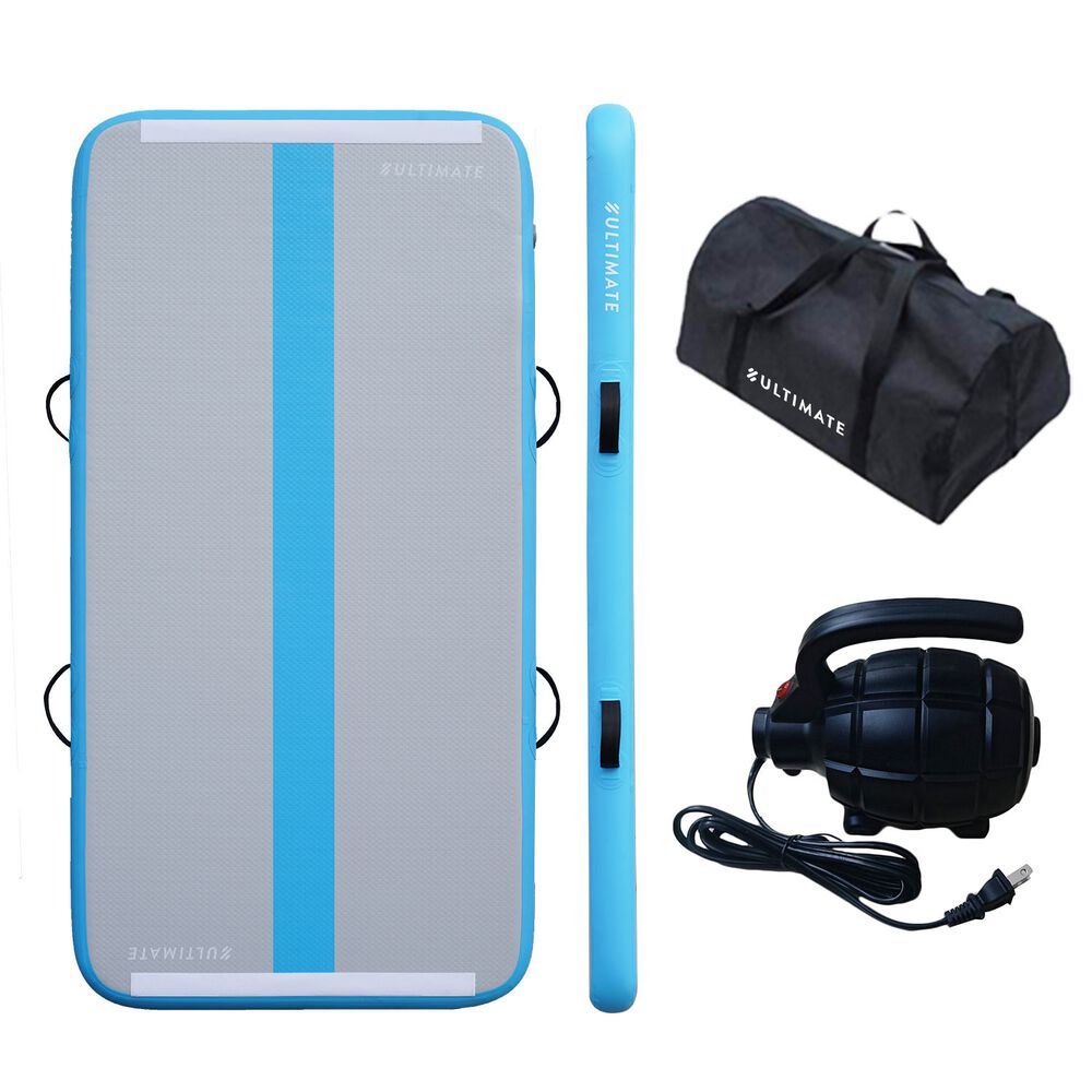 Airtrack 2 Metros - Colchoneta Inflable Gimnasia - Celeste image number 1.0